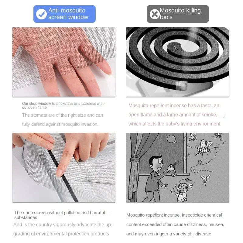 Moustiquaire DIY Multi-Usage – Auto-Adhésive, Fenêtre, Lit, Rideau & Jardin
