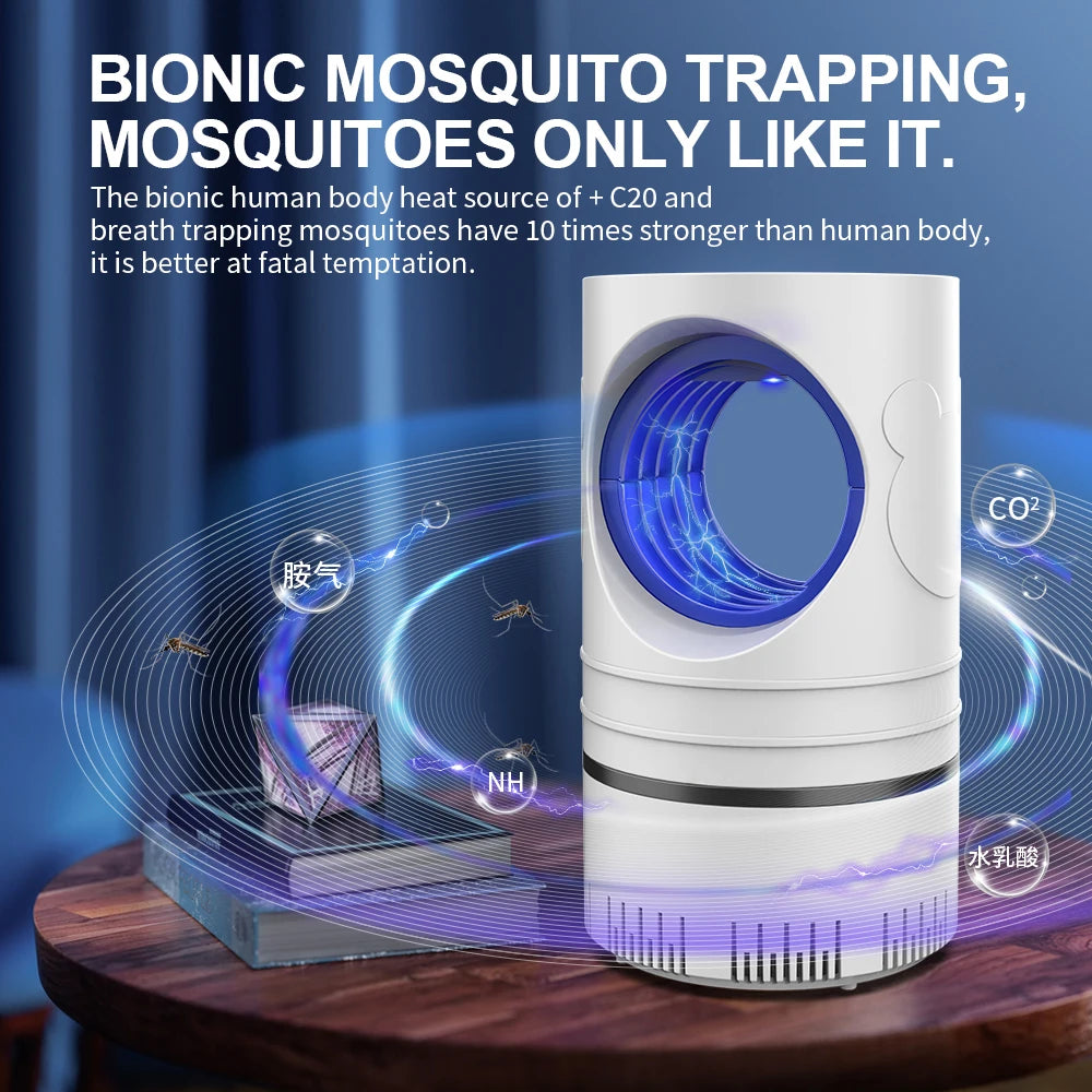 Lampe Piège Insectes LED UV – Anti-Moustiques, Mouches & Nuisibles | USB