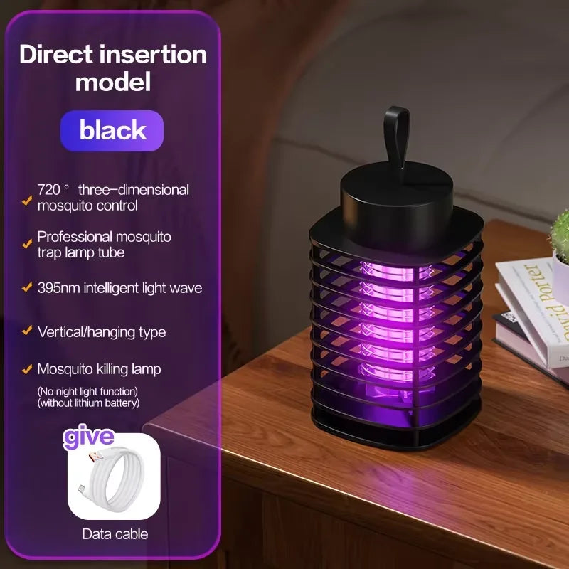 Lampe Anti-Moustiques LED – Piège Électrique UV Maison, Cuisine, Jardin & Camping