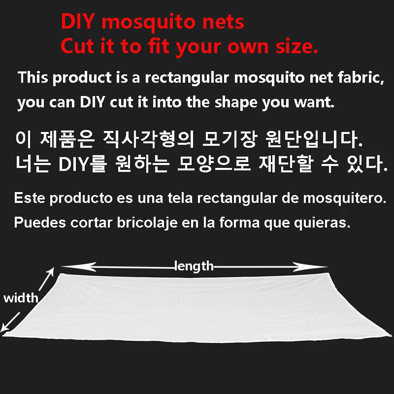 Filet Moustiquaire DIY Au Mètre – Extérieur, Jardin, Camping & Tente