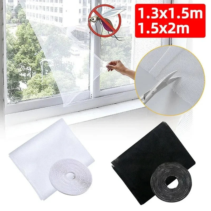 Moustiquaire Fenêtre Auto-Adhésive DIY – Filet Anti-Moustiques À Couper à la Taille