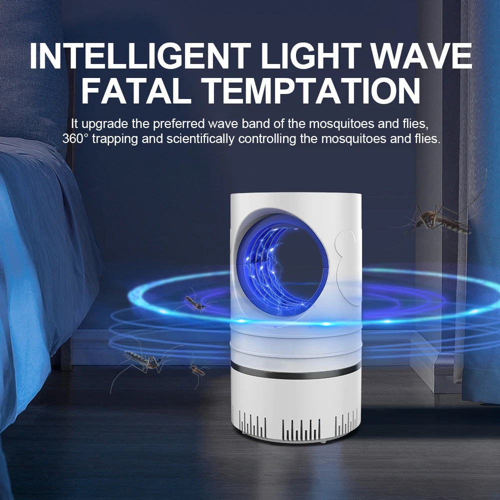 Lampe Piège Insectes LED UV – Anti-Moustiques, Mouches & Nuisibles | USB