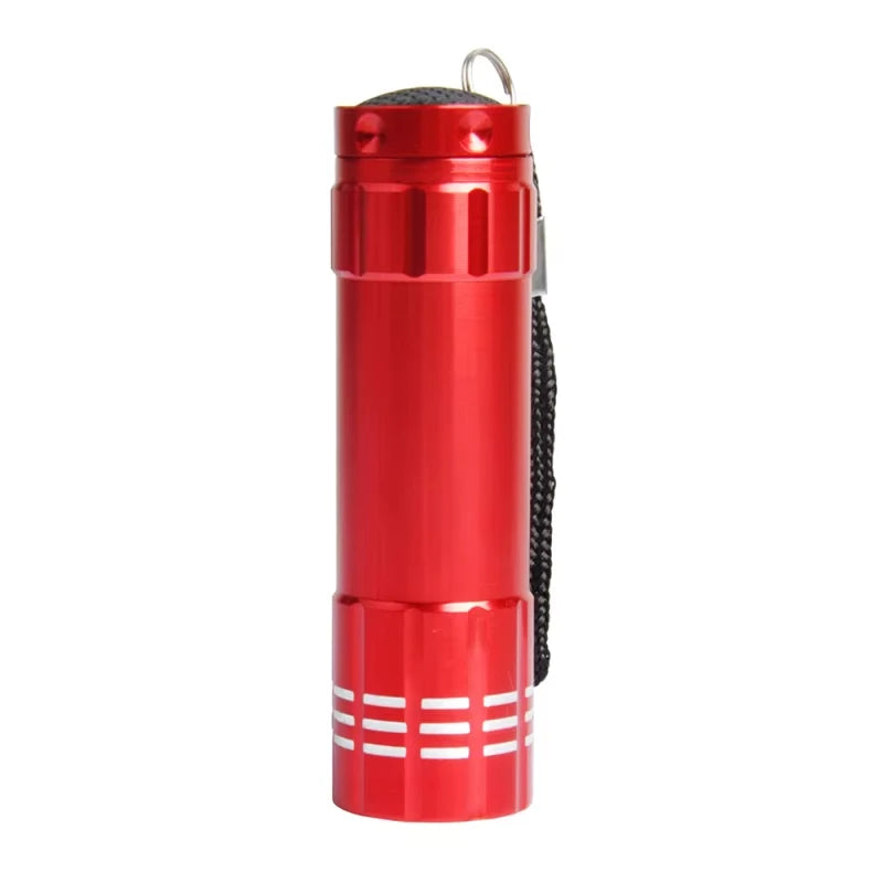 Lampe Torche UV Portable – 9 ou 12 LED, 395nm | Détecteur Urine, Taches & Insectes