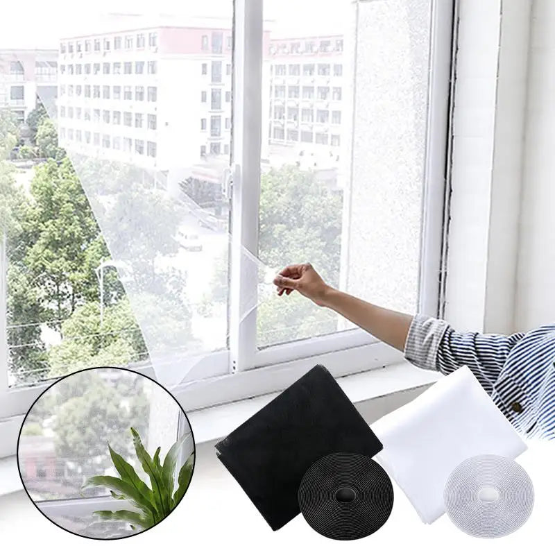 Moustiquaire Fenêtre & Rideau Anti-Insectes – Grille Maille Fine Durable
