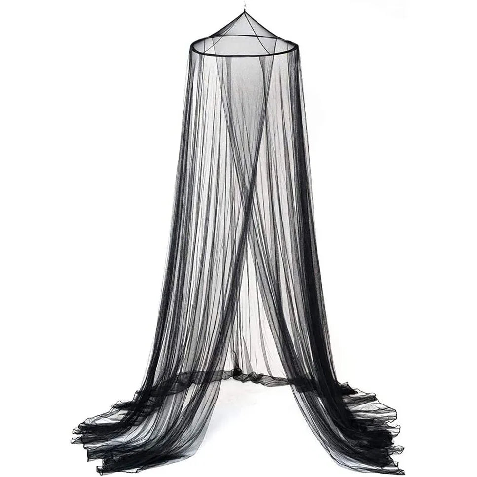 Moustiquaire Dôme Premium – Protection Lit 1,5 à 1,8m | Blanc & Noir