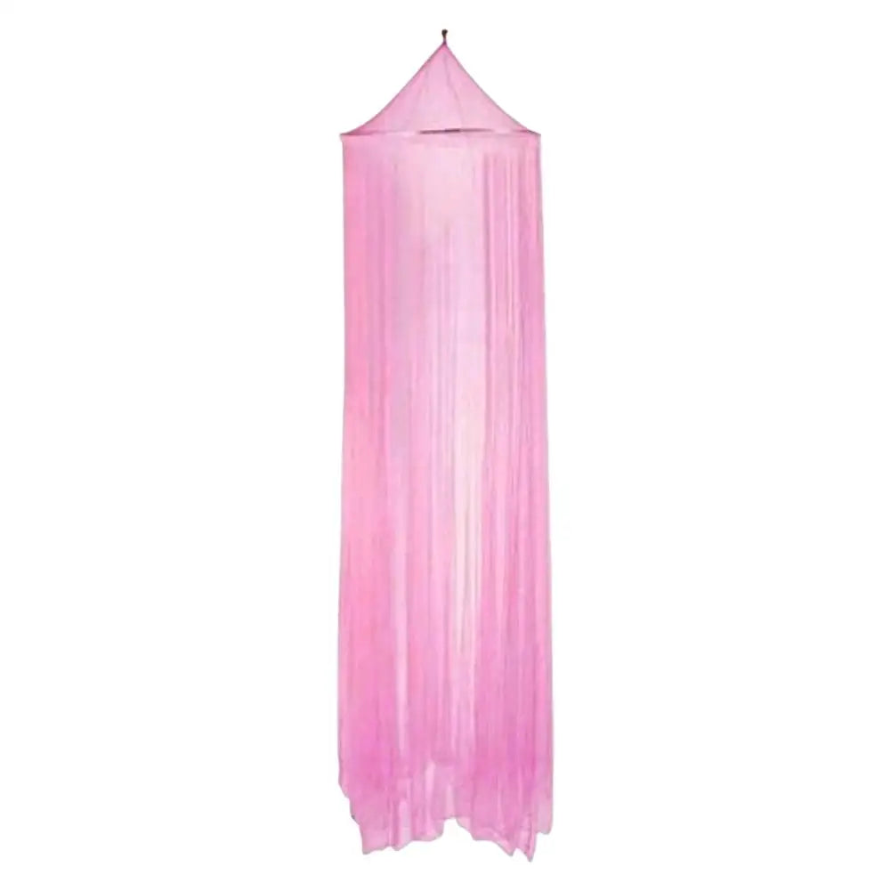Moustiquaire Dôme Suspendue Princesse – Lit 1 à 2 Places, Rose, Blanc ou Bleu, 250×900cm