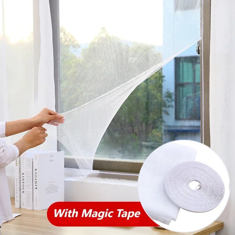 Moustiquaire Fenêtre Auto-Adhésive DIY – Filet Anti-Moustiques À Couper à la Taille