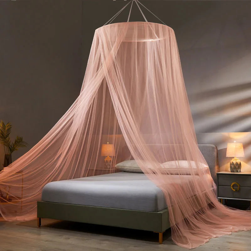 Moustiquaire Lit Double – Baldaquin Décoratif Anti-Moustiques pour Chambre Élégante