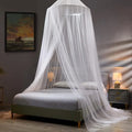 Moustiquaire Dôme Premium – Protection Lit 1,5 à 1,8m | Blanc & Noir