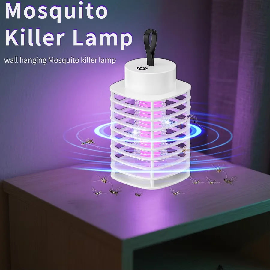 Lampe Anti-Moustiques LED – Piège Électrique UV Maison, Cuisine, Jardin & Camping