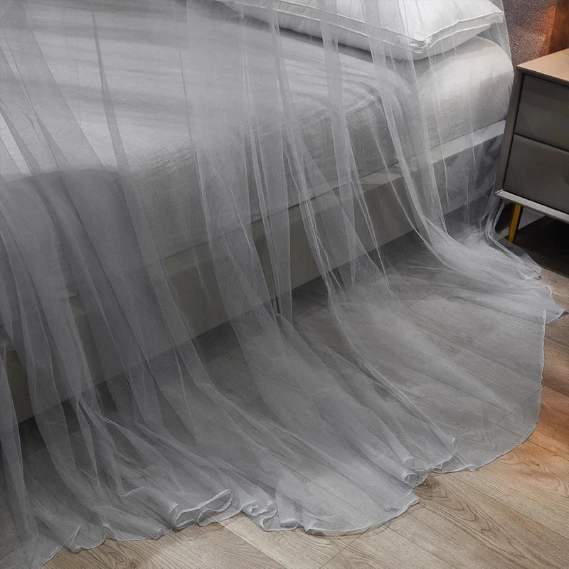 Moustiquaire Lit Double – Baldaquin Décoratif Anti-Moustiques pour Chambre Élégante
