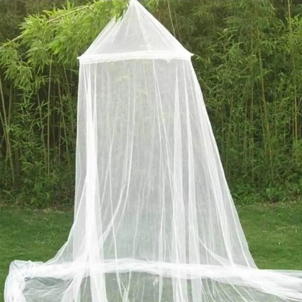 Moustiquaire Dôme Suspendue Princesse – Lit 1 à 2 Places, Rose, Blanc ou Bleu, 250×900cm