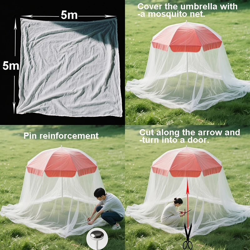 Filet Moustiquaire DIY Au Mètre – Extérieur, Jardin, Camping & Tente
