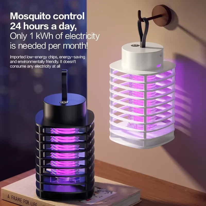 Lampe Anti-Moustiques LED – Piège Électrique UV Maison, Cuisine, Jardin & Camping